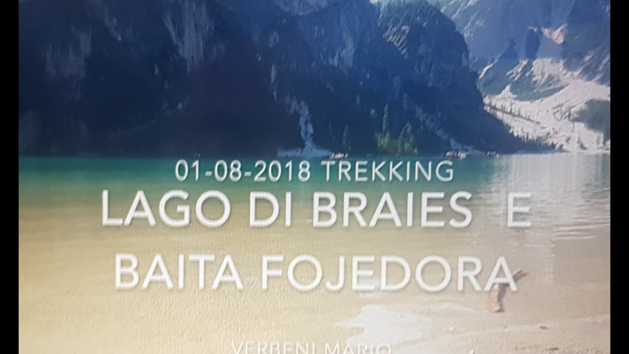 lago di BRAIES e baita FOJEDORA