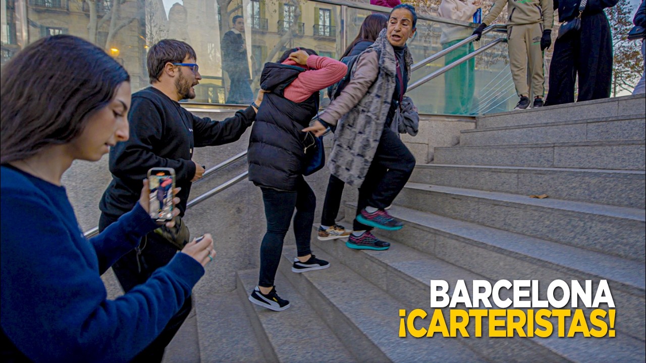 CAZANDO CARTERISTAS en ESPAÑA 🇪🇸 | BARCELONA
