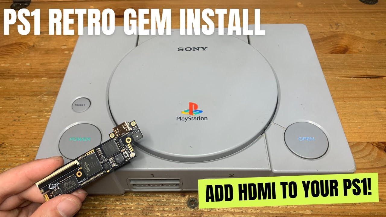 Добавьте идеальный HDMI к вашей PlayStation 1! Установка и демонстрация PixelFX Retro Gem