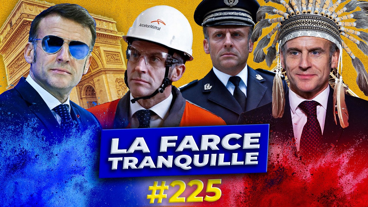 La Farce Tranquille #225 : Macron en roue libre (Epstein, pauvret&eacute;, etc.) + Knafo et le Pass Navigo