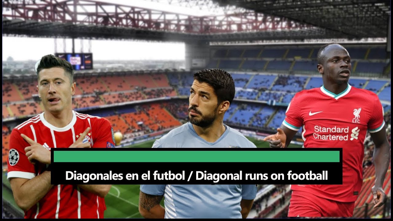 Diagonales en el futbol / Diagonal runs on football