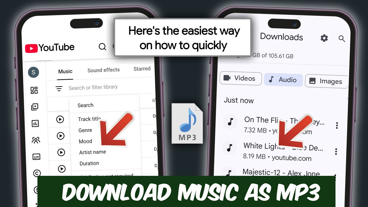 Как скачать музыку в формате MP3 с YouTube | Скачать музыку с YouTube в формате MP3