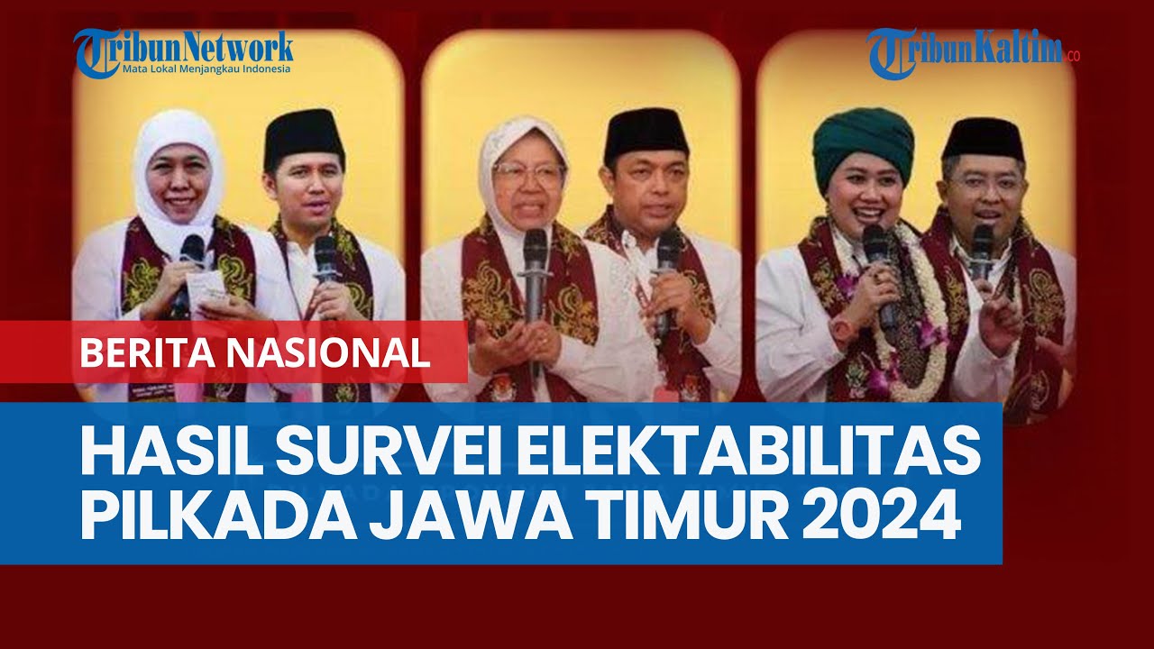Elektabilitas Luluk vs Khofifah vs Risma Jelang Debat Malam Ini, Hasil Survei Pilkada Jatim 2024
