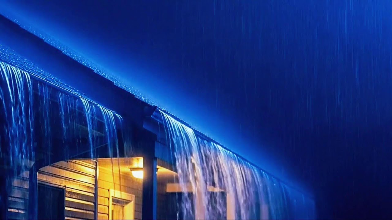 No Ads Rain Sounds for Sleeping – Deep Tin Roof Thunderstorm to Stop Overthinking and Sleep Fast