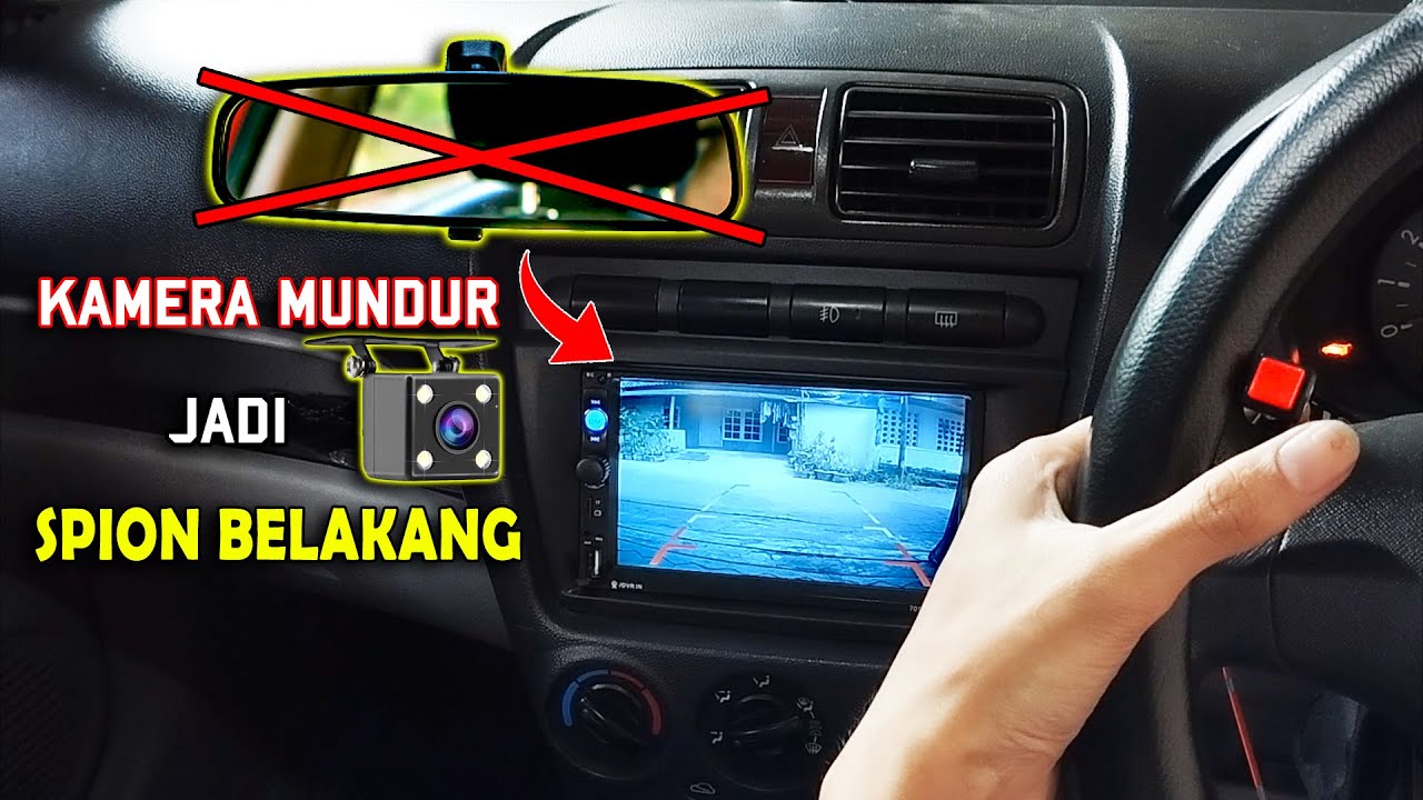 Ubah Fungsi Kamera Mundur Menjadi Spion Belakang | Kamera Parkir Jadi Spion