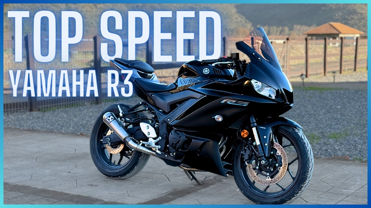 Top speed en mi Yamaha R3+ Akrapovic full system | Greg Biker