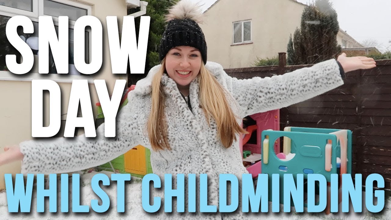 SNOW DAY - UNSAFE TO LEAVE HOME - BEAST FROM THE EAST - UK SNOW - A CHILDIMNDING MUMMY