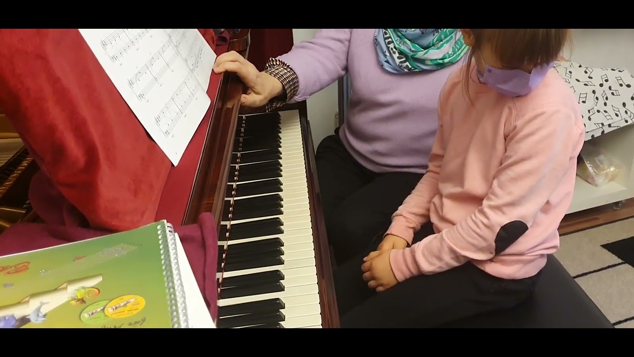 Hello Piano-4 - развитие техники у начинающих .       Finger exercises for beginners
