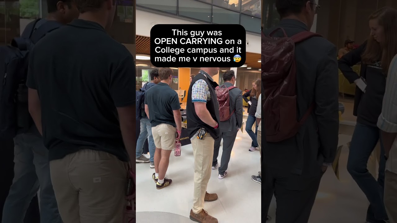 How is open carry allowed on college campuses?!
