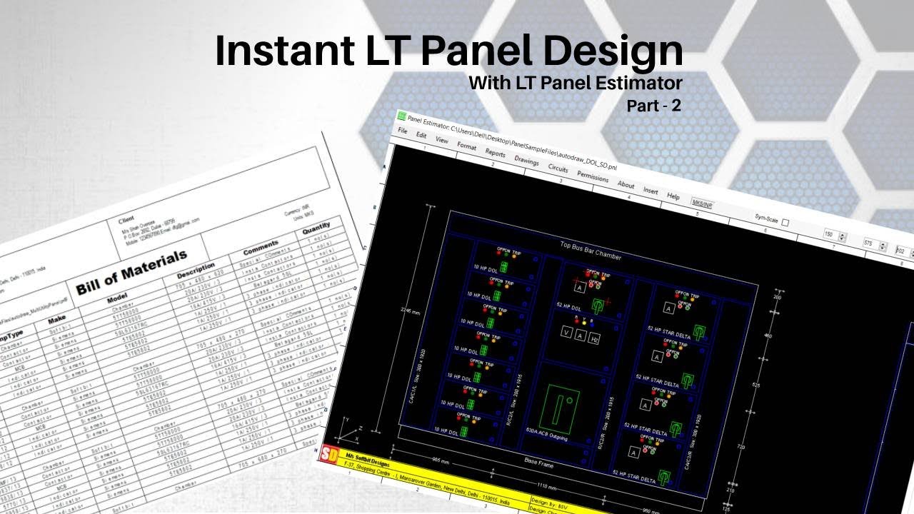 Electrical Panel Board Design - Manual Mode Part - 2 | LT Panel Board Design | LT Panel Design