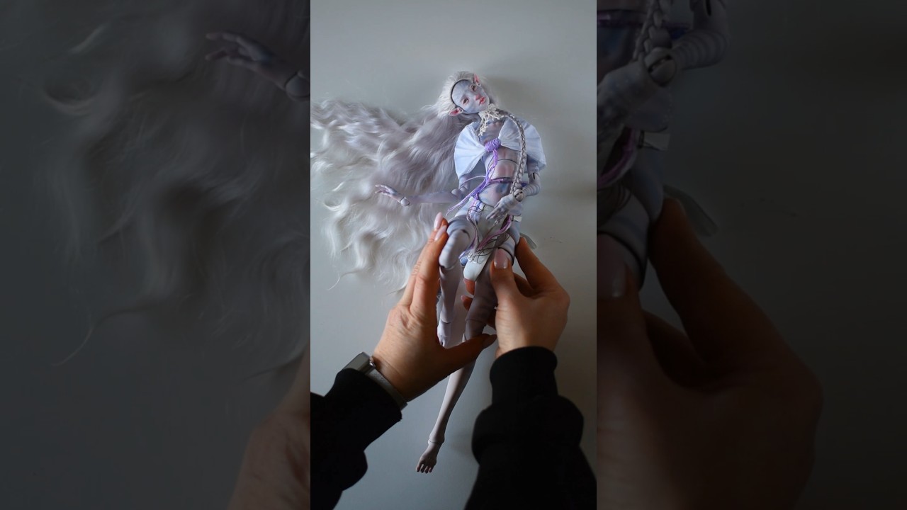 Purple Na'vi Albino bjd doll #albino #avatar #avatar3 #avatartwow