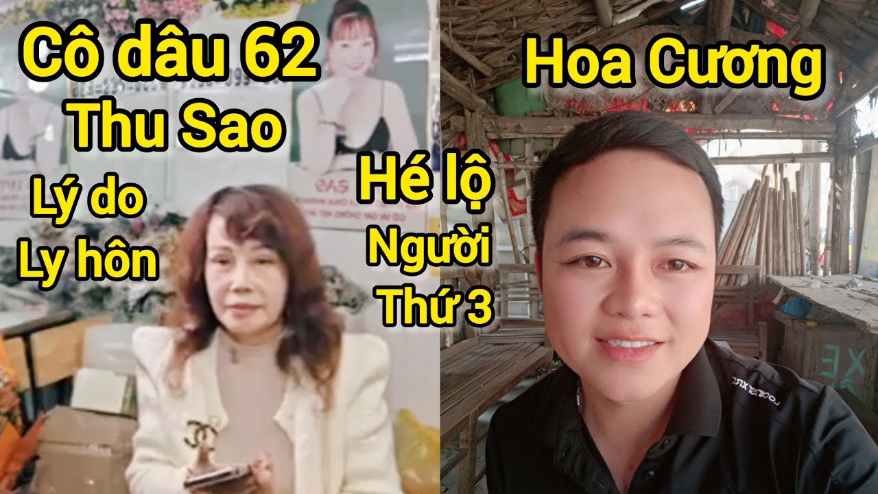 Cô dâu 62 tuổi Thu Sao hé lộ người thứ 3 Hoa Cương lý do ly hôn mới nhất