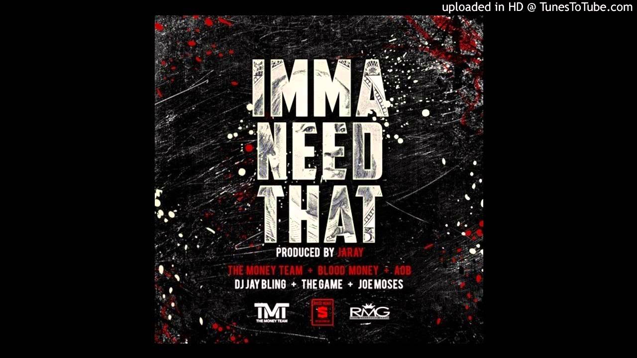 DJ Jay Bling Feat. The Game & Joe Moses - Imma Need That (Acapella Clean) | 96 BPM