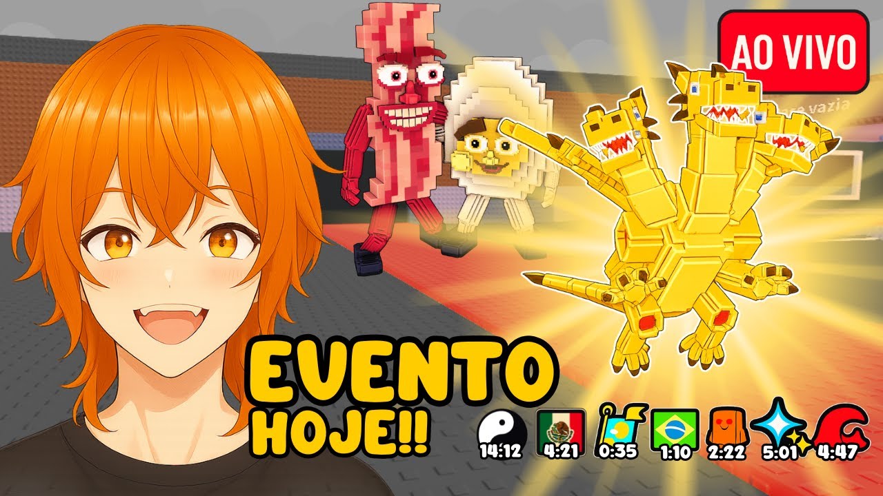 🌮 EVENTO ROUBE UM BRAINROT HOJE!! 💙 XD AO VIVO