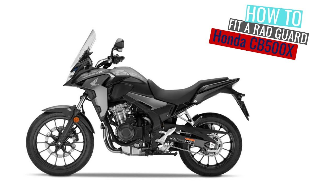 Honda CB500X / ABS 2019 - 2022 Rad Guard fitting instructions