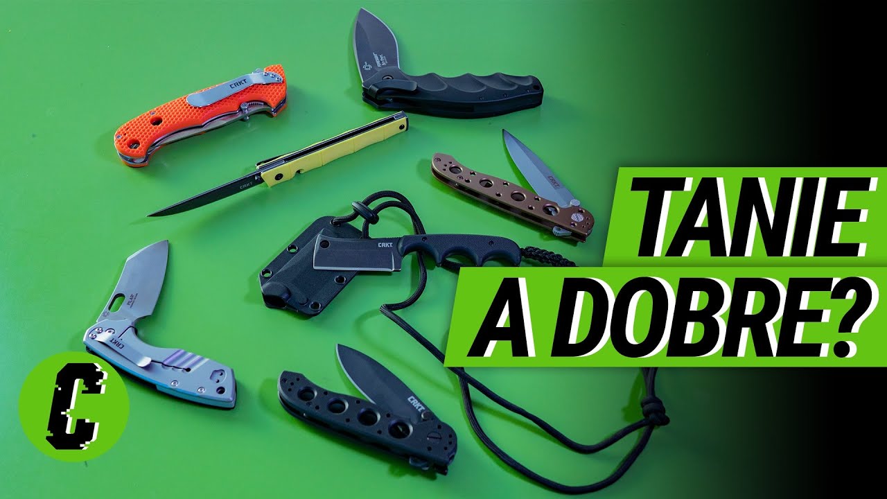 TANIE A DOBRE? 🔪 | CRKT, czyli niedrogie noże zaprojektowane przez znanych knifemakerów