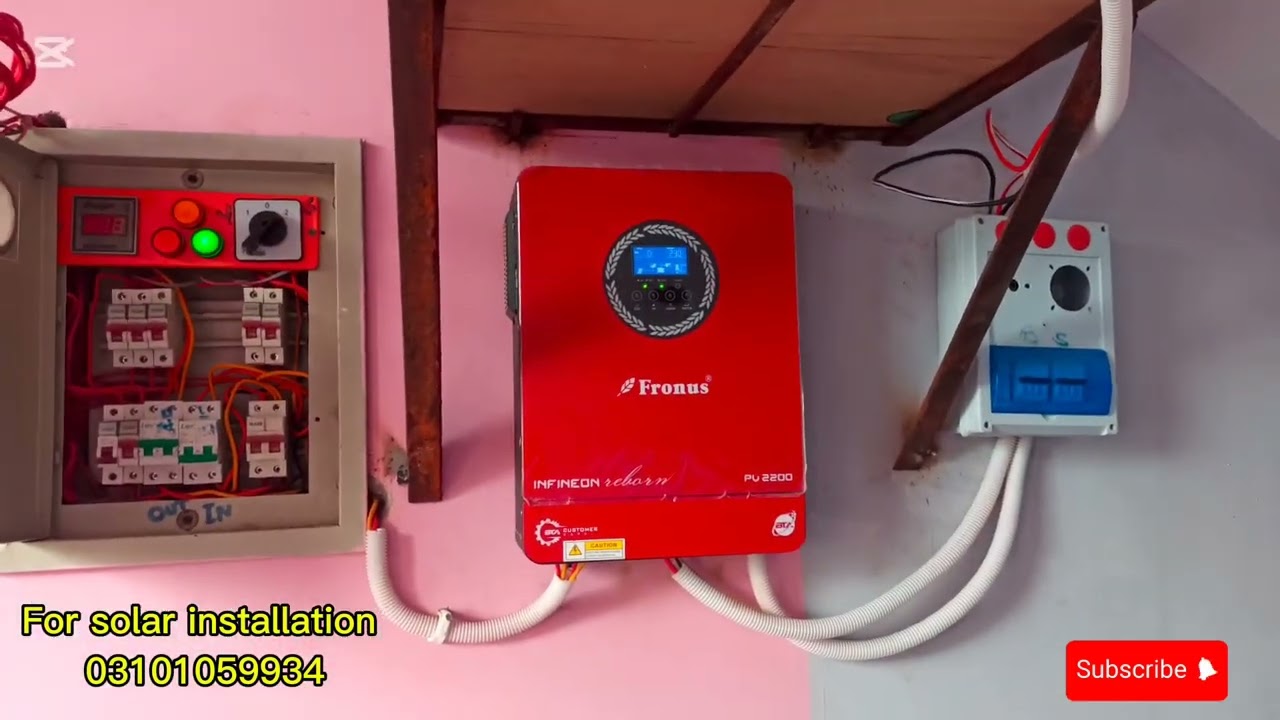 Korangi no 2 fronus Pv 2200 with jinko 585 bi facial panels installation 14 -08-2024