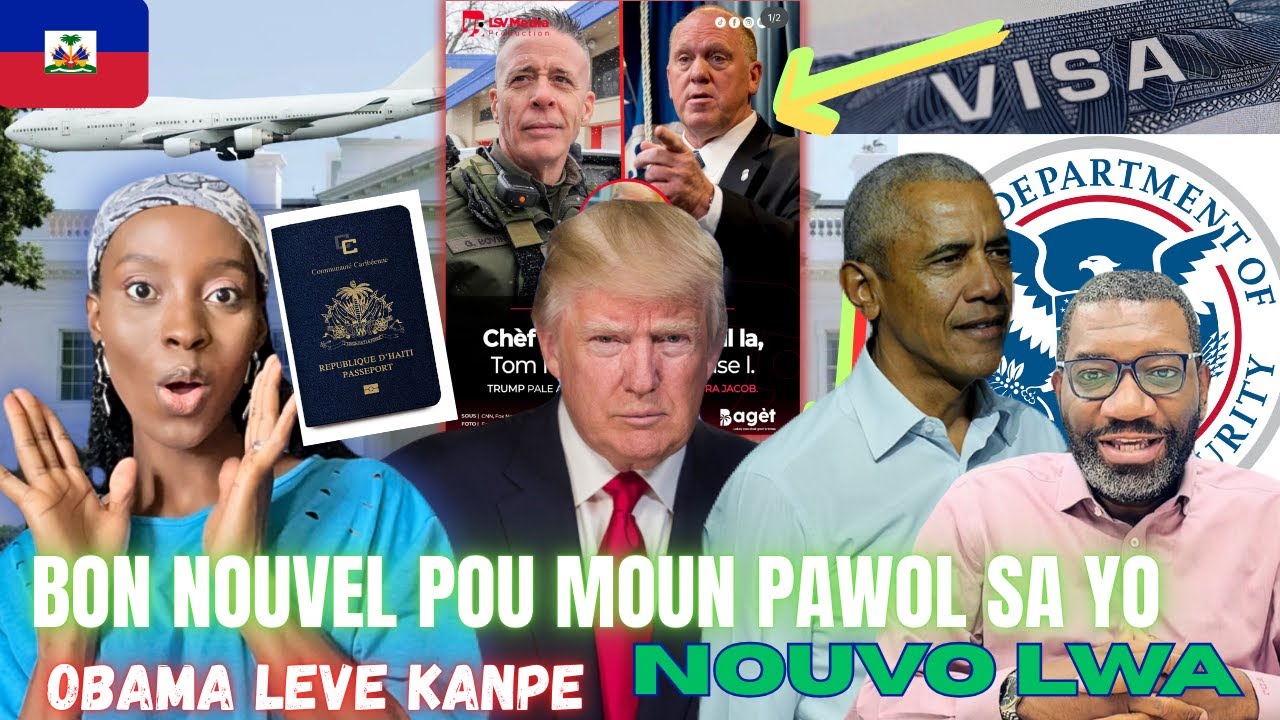 Bonne Nouvel Pou moun Pawol sa yo😳Obama Leve kanpe+Uscis Renouvle yon Aplikasyon✈️Yon Nouvo Lwa anko