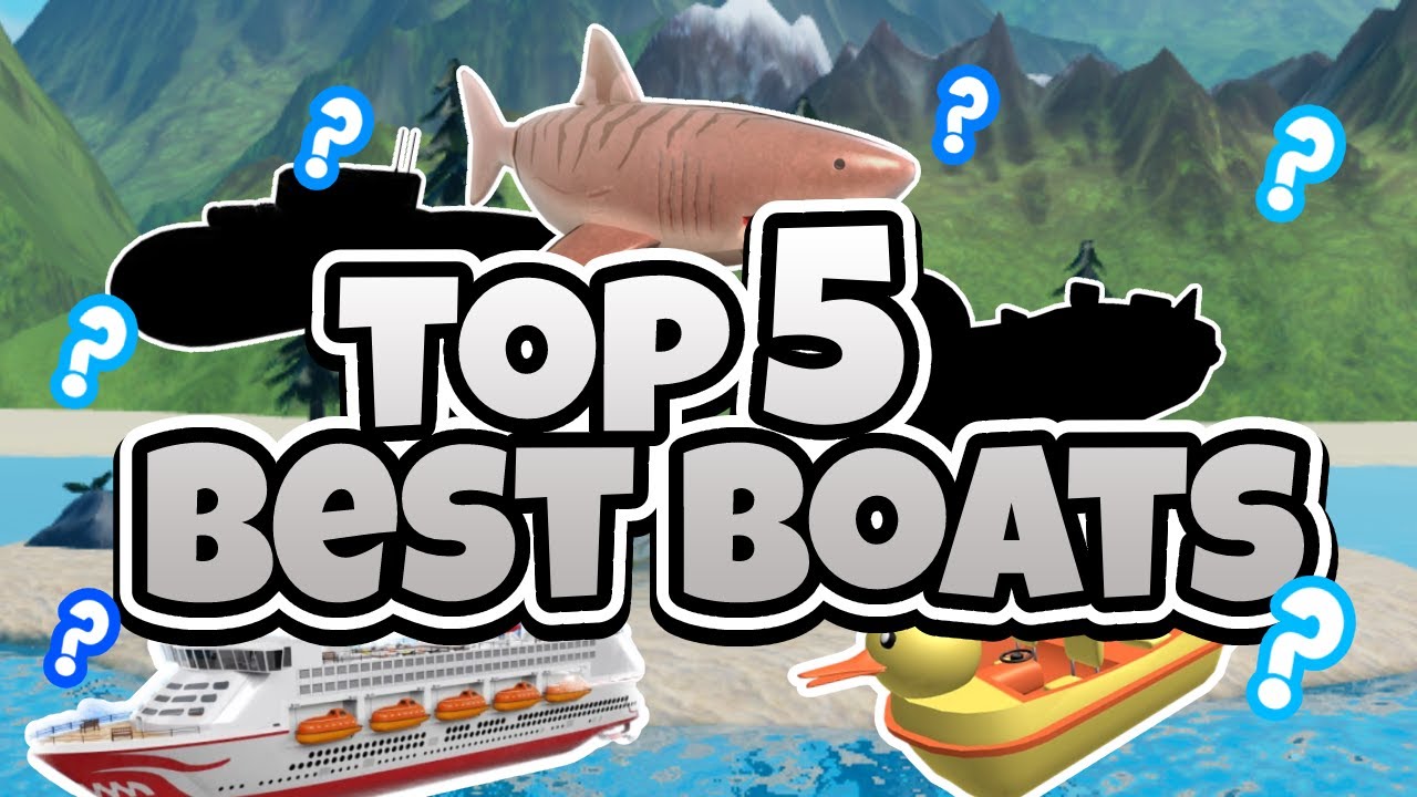 Top 5 Best Boats in SharkBite 2 (Roblox)