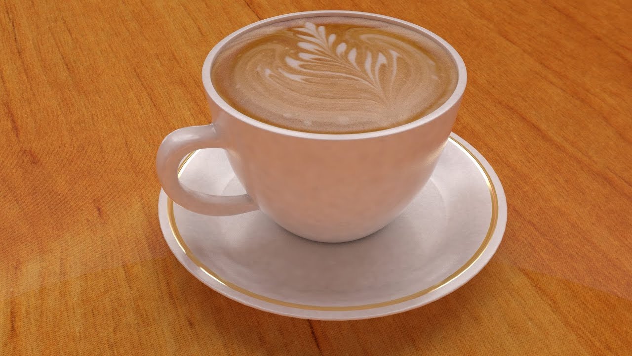 coffee modeling and rendering tutorial
