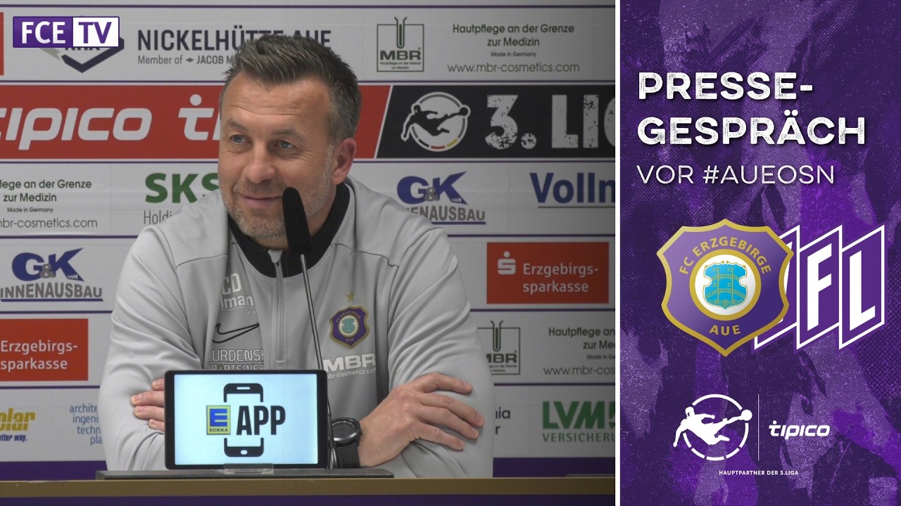 Das Pressegespräch vor dem Heimspiel gegen den VfL Osnabrück