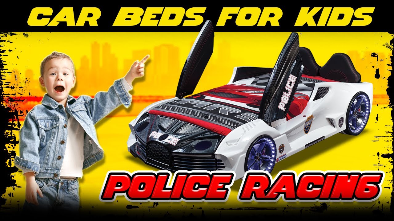 Police Racing Car Bed for Kids 🚓 | Sleep Like a Little Hero!