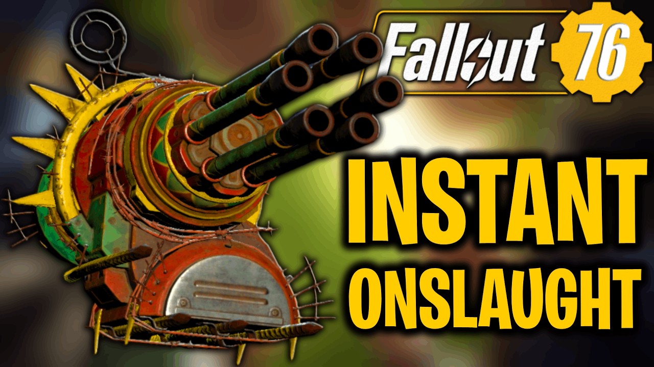 INSTANT Onslaught with Aiming only Pepper Shaker in Fallout 76!