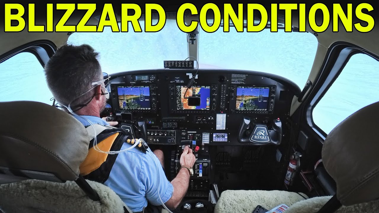 MOST STRESSFUL Snowy...Rainy...Cloudy...Flight