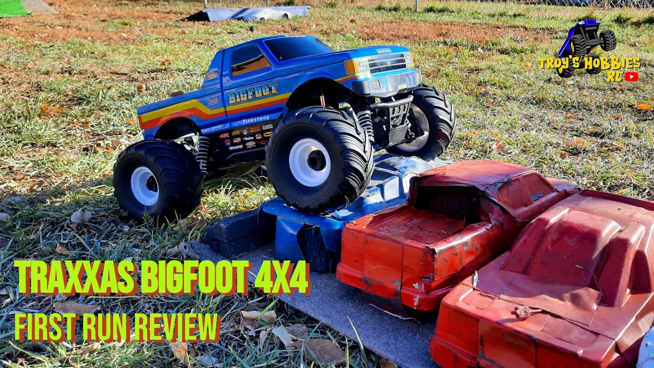 Traxxas Bigfoot 4x4: обзор первого запуска