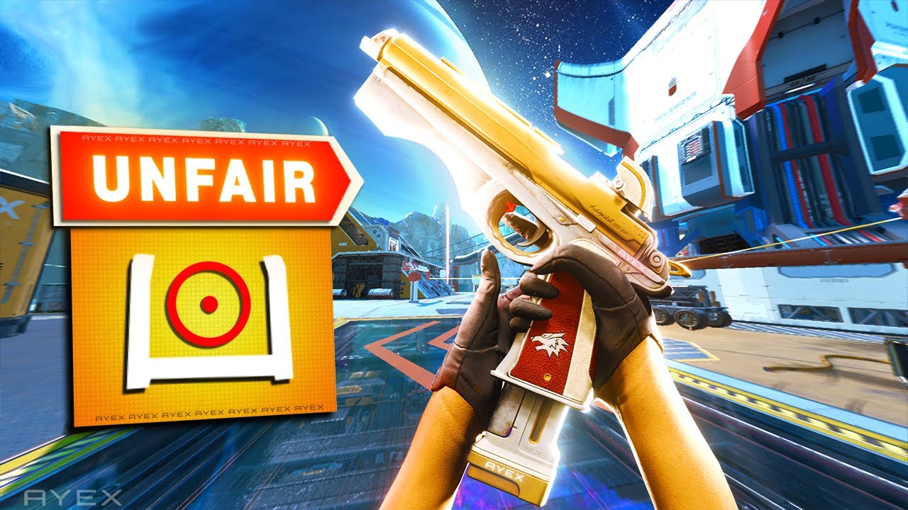 *NEW* PAY TO WIN RE-45 has a BROKEN Iron Sight in Apex Legends
