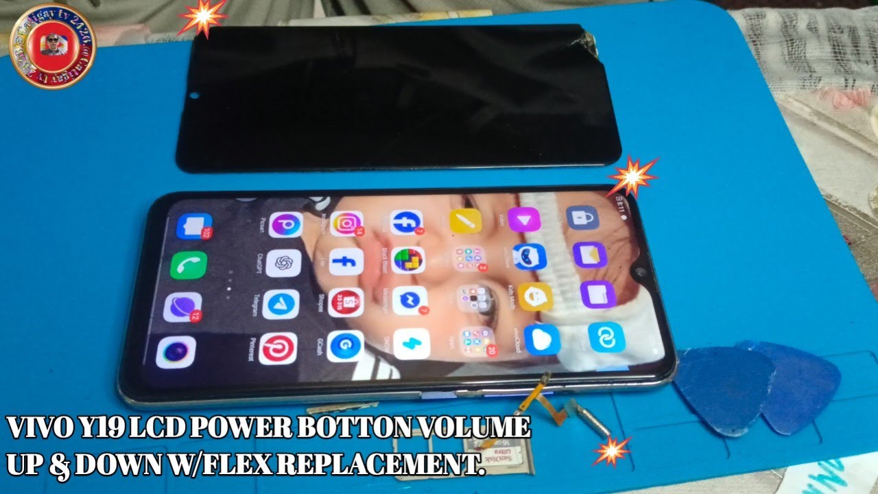 VIVO Y19 LCD POWER BOTTON VOLUME UP&DOWN REPLACEMENT.