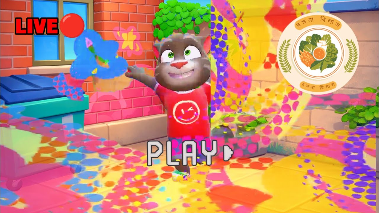 🔴 Talking Tom Live.Don't Miss It!@rosonabilas09 #talkingtom #funny #livegame #talkingtom 