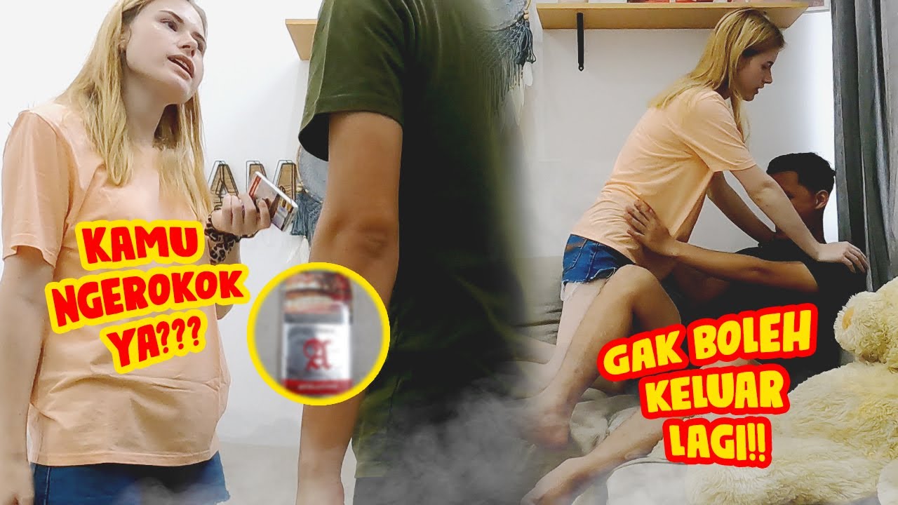 PRANK BAWA ROKOK KERUMAH / AUTO DICERAMAHIN ISTRI BULE 🤣