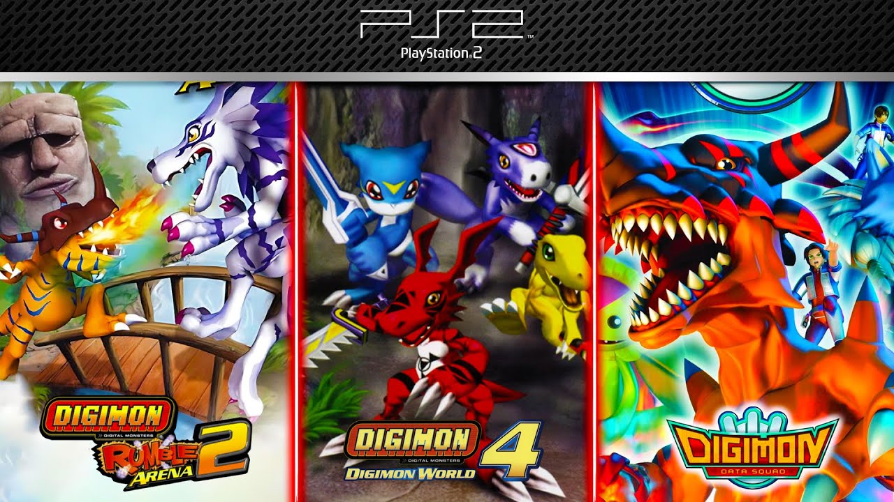 All Digimon Games PlayStation 2