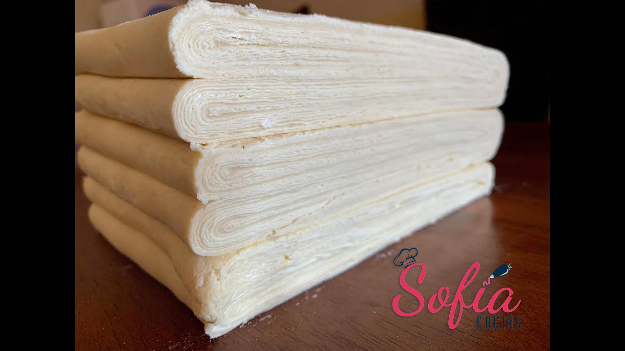 العجين المورق بطريقة سهلة، سريعة ، و احترافية - Easy  and Professional Puff Pastry Recipe