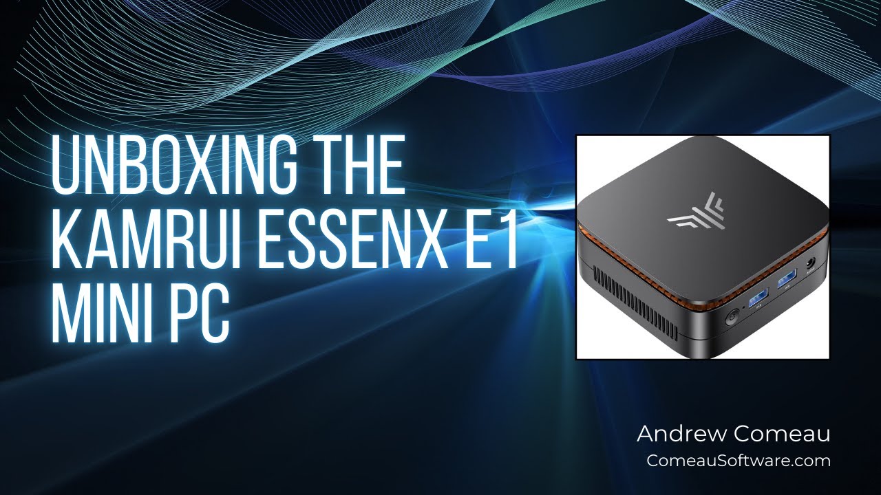 Kamrui Essenx E1 Mini PC - Unboxing and Demo