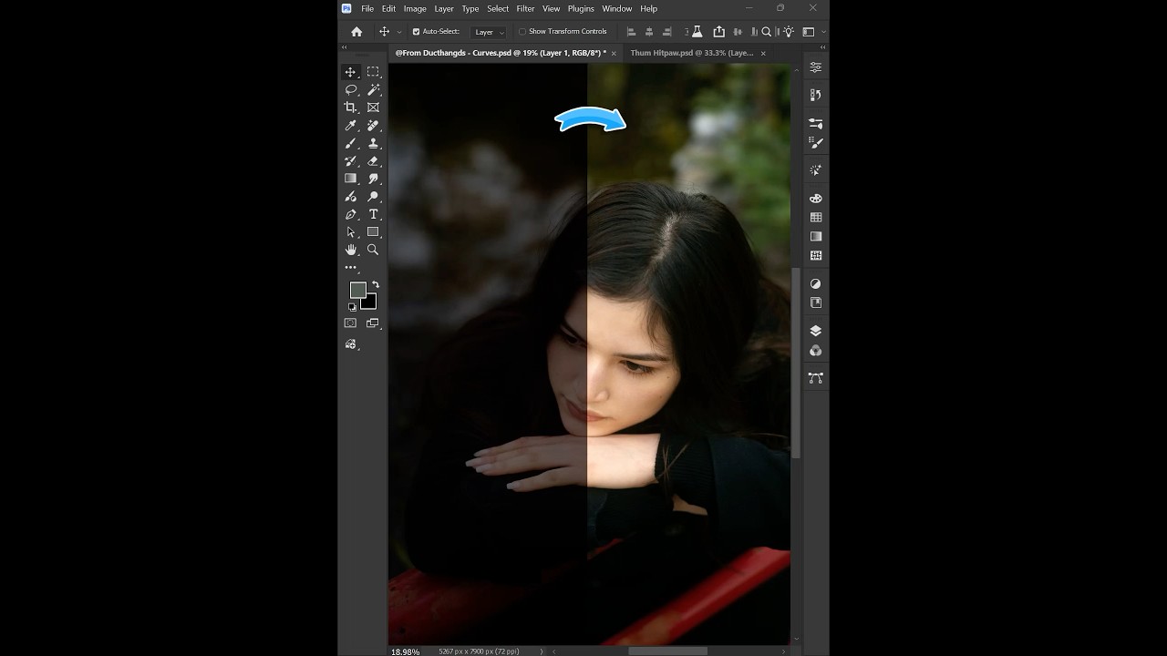 Photoshop 2026 &ndash; porady, jak szybko i łatwo rozjaśnić ciemne zdjęcia #ducthangds