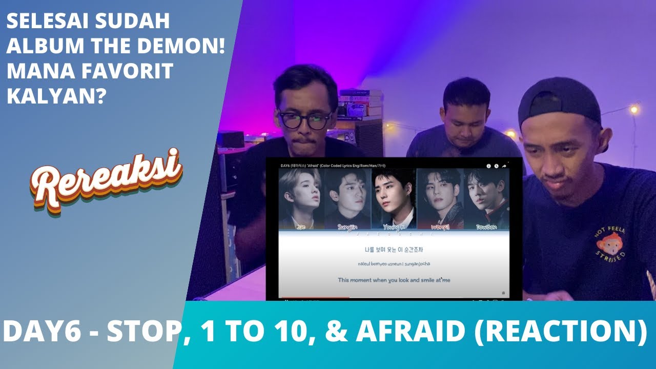 DAY6 - THE BOOK OF US : THE DEMON PART 3 (REACTION) | STOP, 1 TO 10, AFRAID