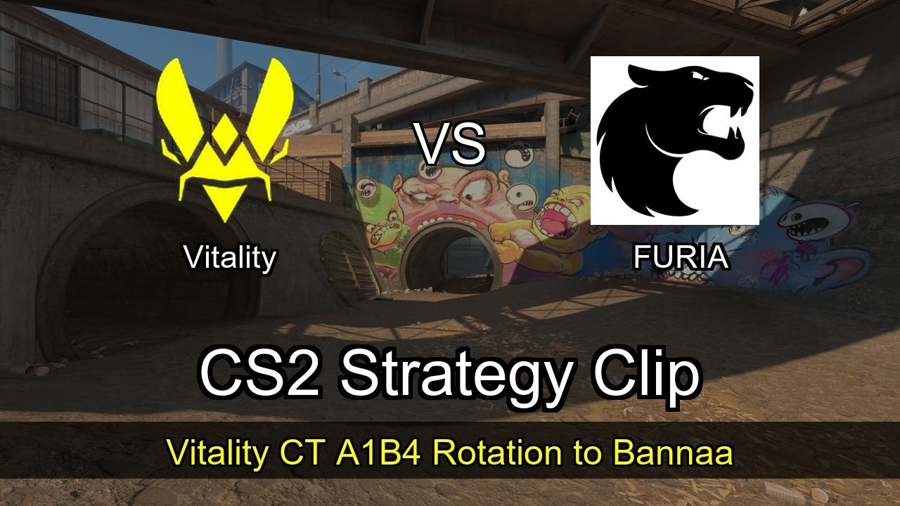 Vitality CT A1B4 Rotation to Bannaa - Overpass G3R12 | Vitality | IEM Chengdu 2025 #cs2 #counters...