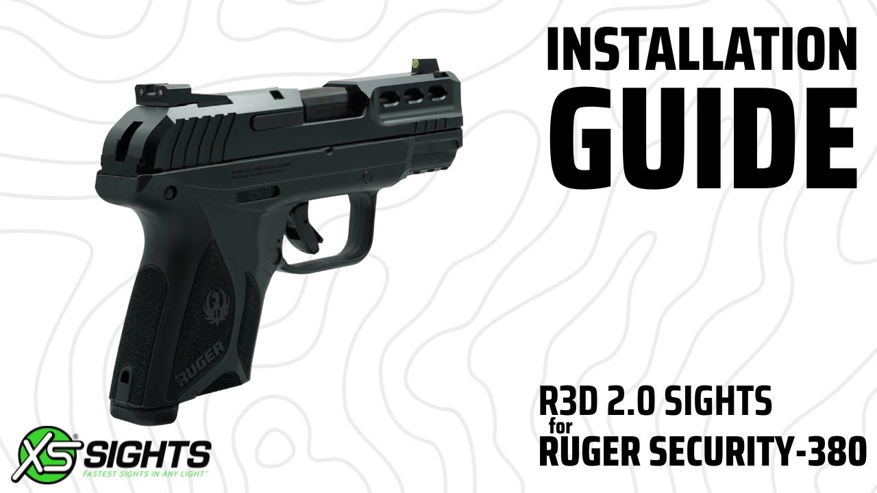 Установка R3D 2.0 - молоток и пробойник - Ruger Security-380