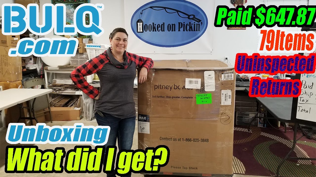 Bulq.com Pallet Unboxing Uninspected Returns 79 Items paid $647.87 What did I get? Online Re-selling