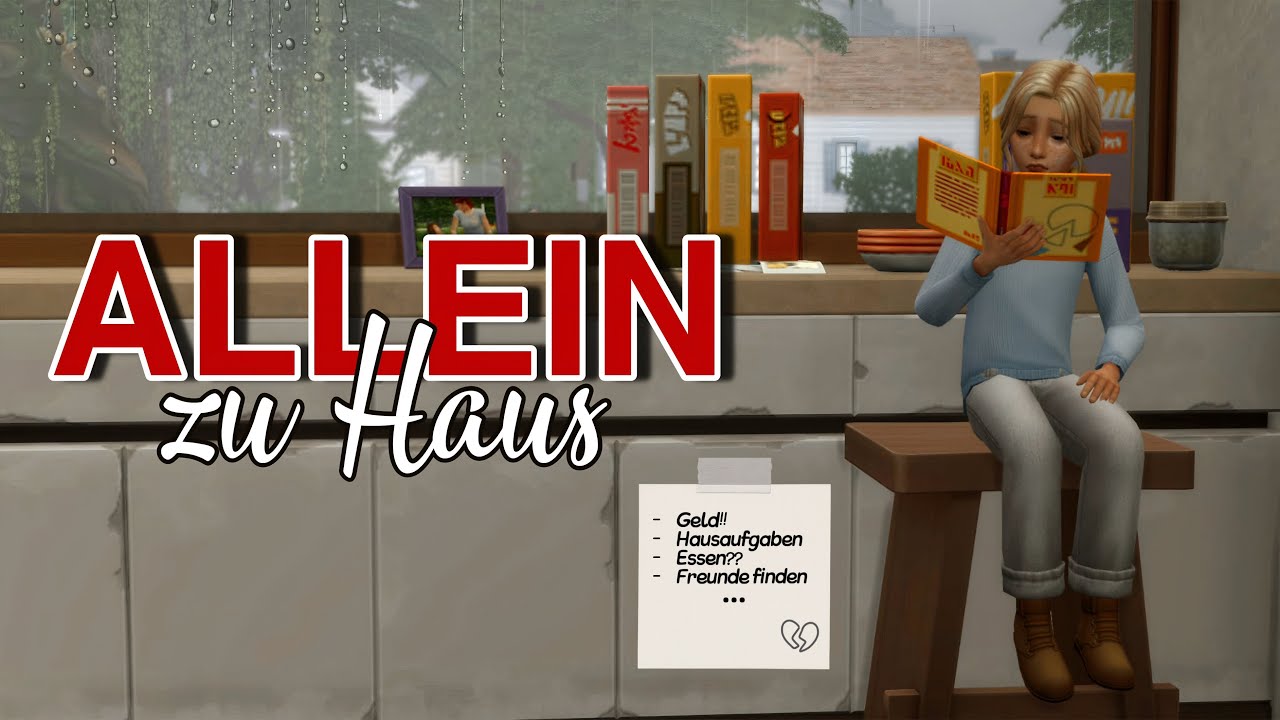 Kann ein Kind ALLEINE in Sims 4 überleben? 💔 | Allein zu Haus