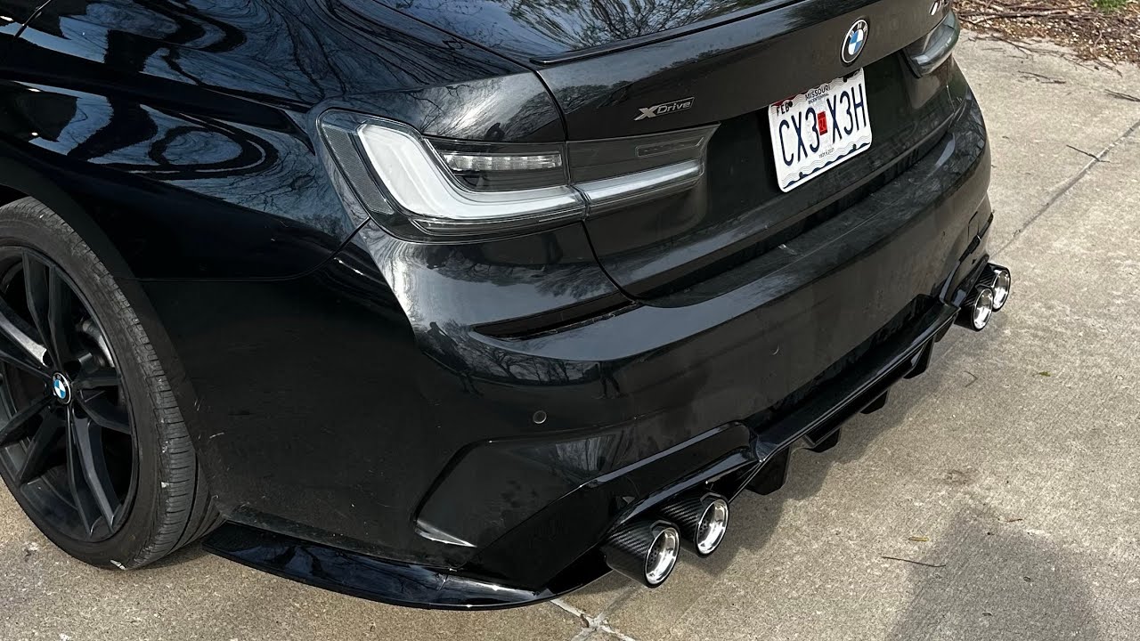 INSTALLING A NEW DIFFUSER ON MY BMW M340!