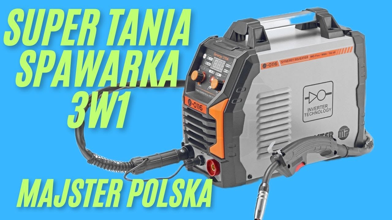 MAJSTER POLSKA 0116 TANIA SPAWARKA 3W1  INWERTOROWA 👍 SPRAWDZAM CZY W RĘKACH AMATORA SIĘ SPRAWDZI