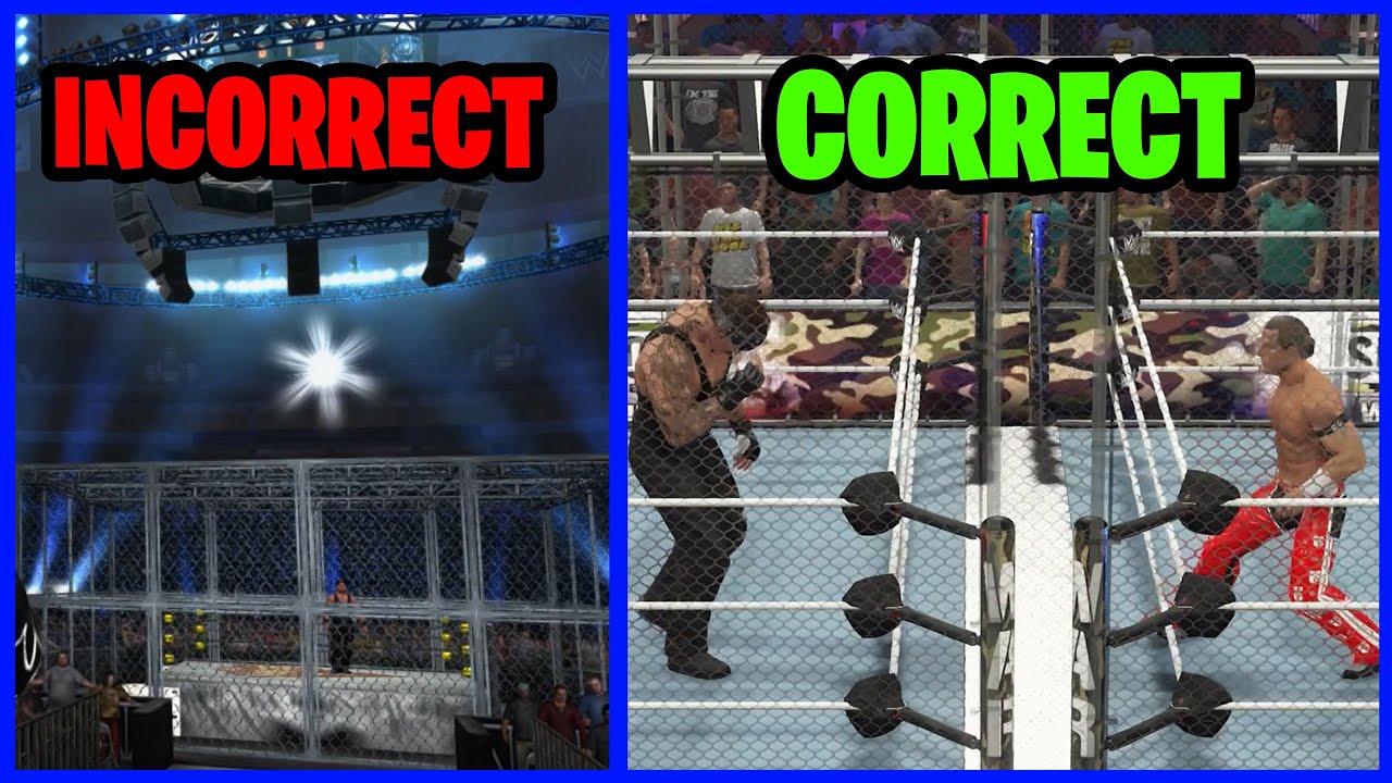 11 Times WWE Games MESSED UP Match Types BADLY