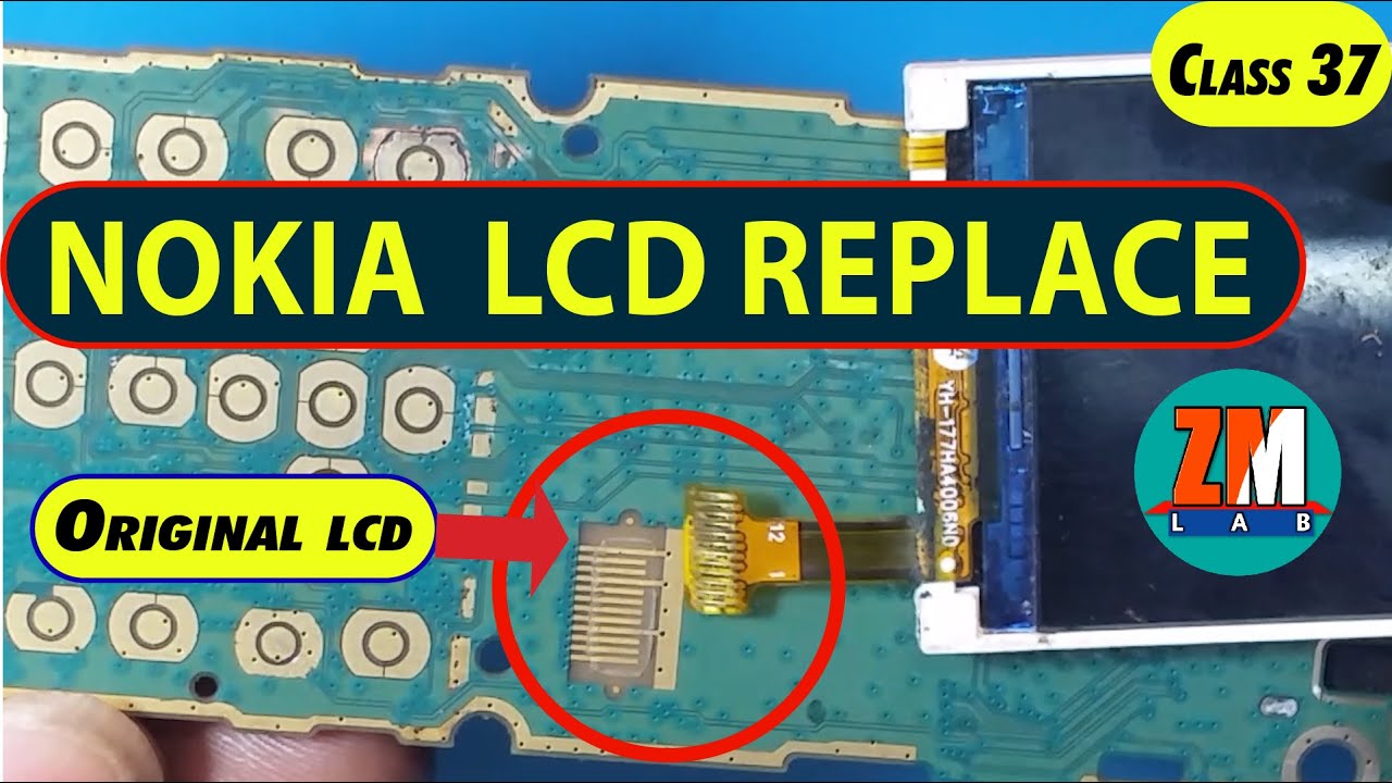nokia105,106 original lcd replace trick in urdu.