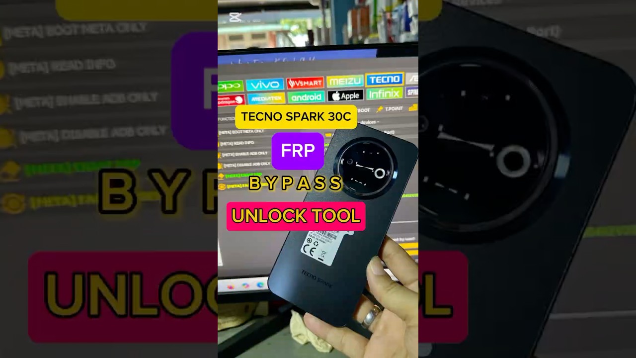 Tecno Spark 30C ( KL5 ) Frp Bypass Unlock Tool 100% Done #foryou #frp #shortsvideo #userlock #tecno