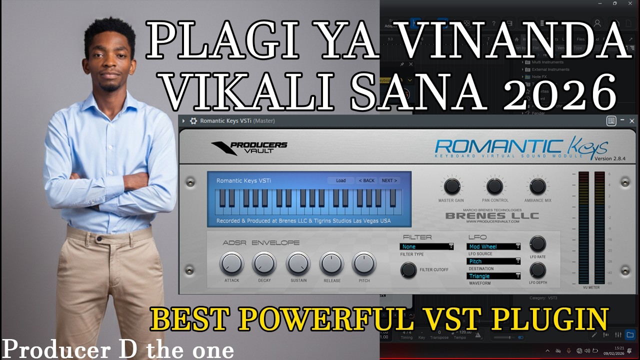 Plagi mpya ya vinanda vizuri |  Romantic keys |new vst plugin BEST FOR BEAT MAKING.BONGO and gospel