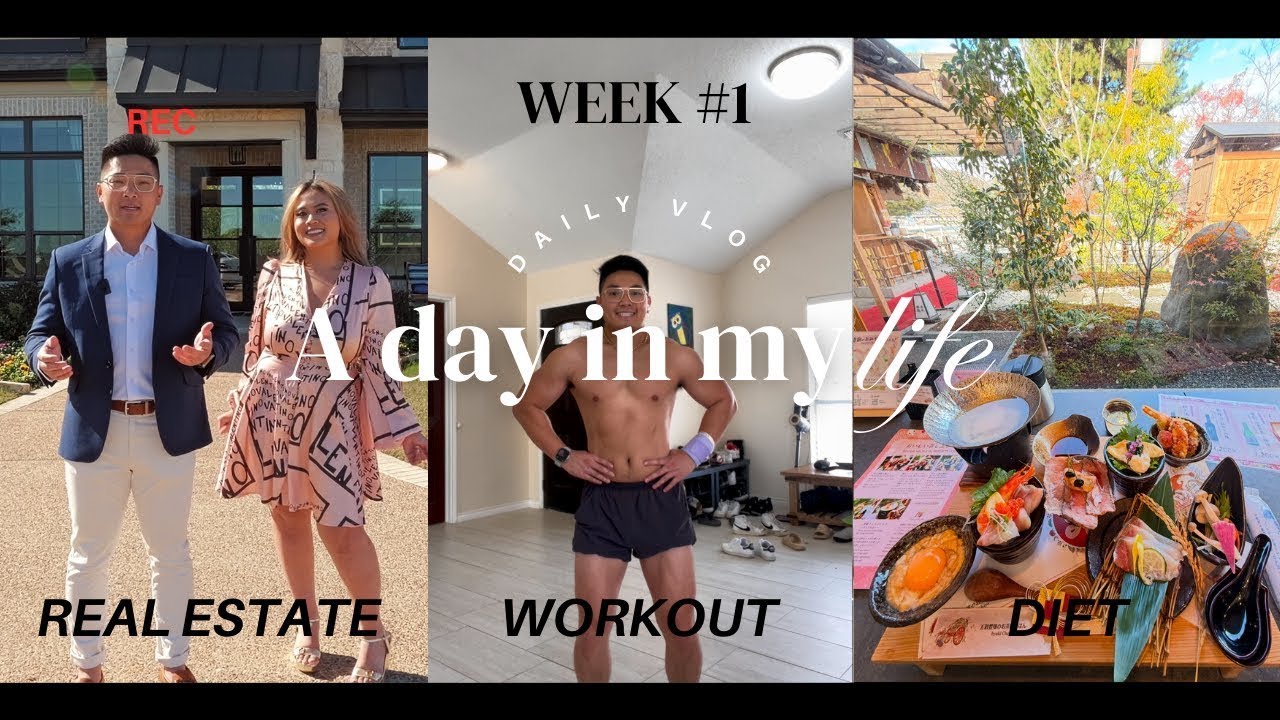 Life of a Realtor  My Diet, Fitness, and Real Estate Hustle Week 1 Vlog
