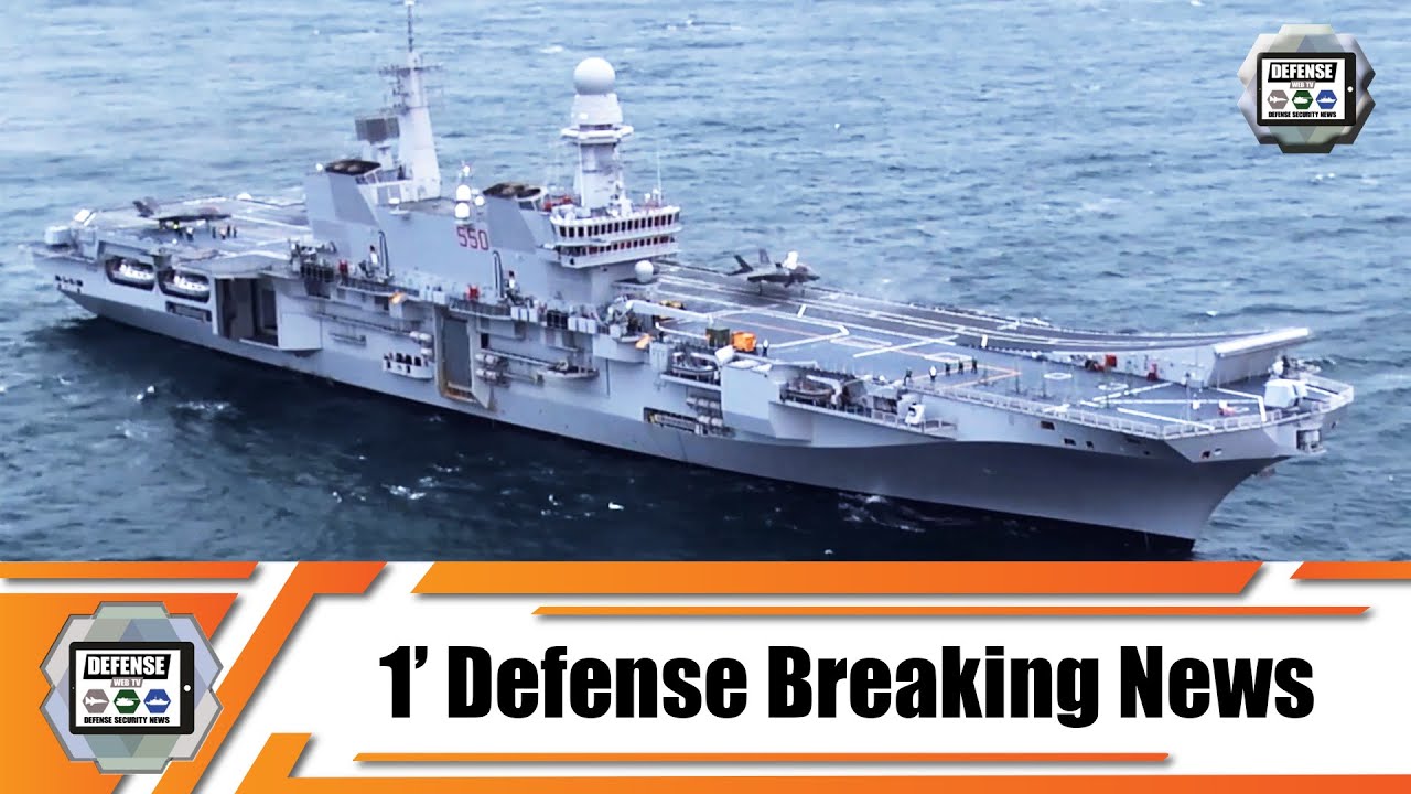 Italian Navy aircraft carrier Cavour completes operational sea trials with F-35B fighter aircraft